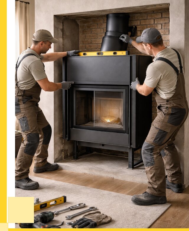 Установка каминных топок в Коломне под ключ от 18250 р. | ЭриданКлм