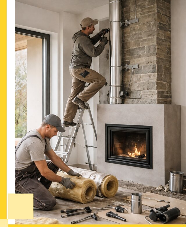 Монтаж дымоходов для каминов в Коломне от 15209 р. ЭриданКлм