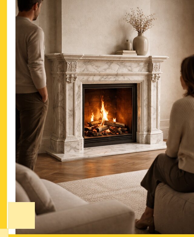 Мраморные камины под ключ в Коломне от 253475 р. | ЭриданКлм