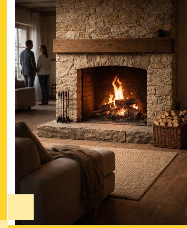 Открытые камины под ключ в Коломне от 152085 р. ЭриданКлм