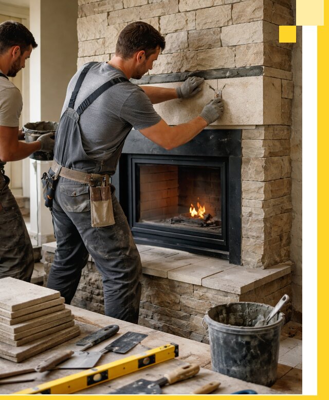 Проектирование и установка открытых каминов в Коломне