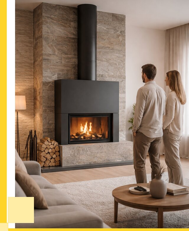 Закрытые камины под ключ в Коломне от 121668 р., ЭриданКлм