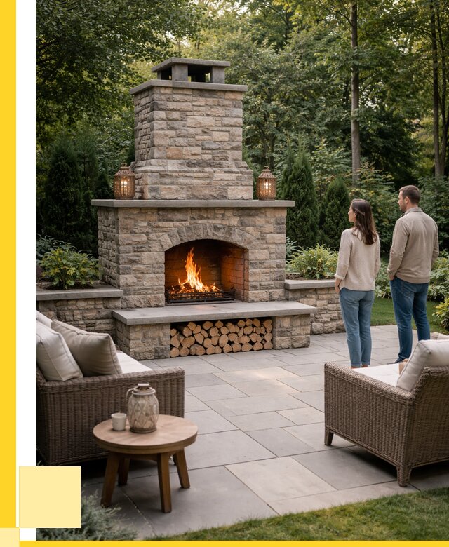 Уличные камины из кирпича в Коломне от 152085 р. | ЭриданКлм