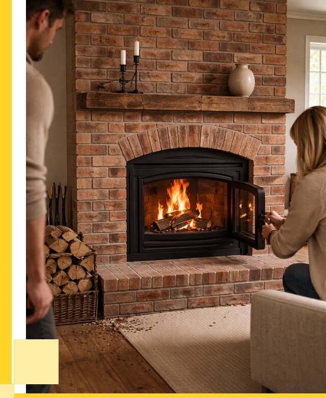 Кирпичные камины под ключ в Коломне от 152085 р. | ЭриданКлм