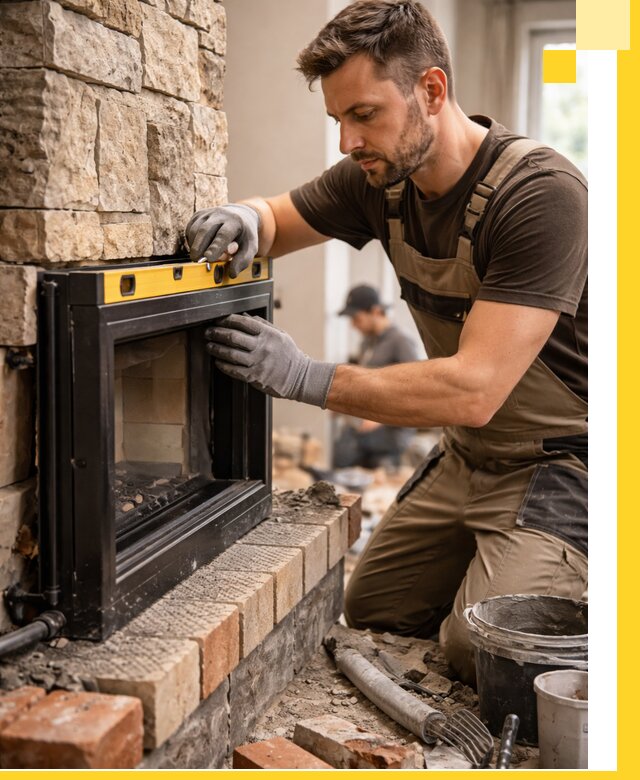 Дровяные камины под ключ в Коломне: монтаж, обустройство