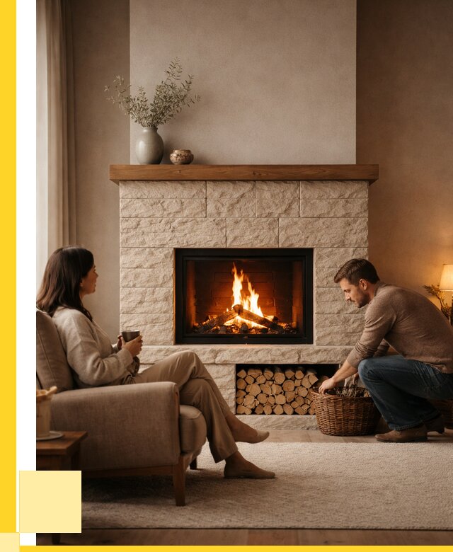 Камины для дома в Коломне под ключ от 152085 р. | ЭриданКлм