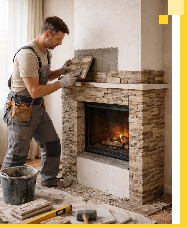 Изготовление и монтаж каминов для дома под ключ в Коломне