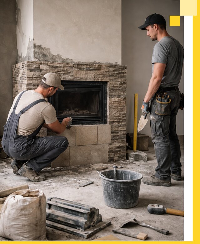 Камины под ключ в Коломне: проект, изготовление и монтаж