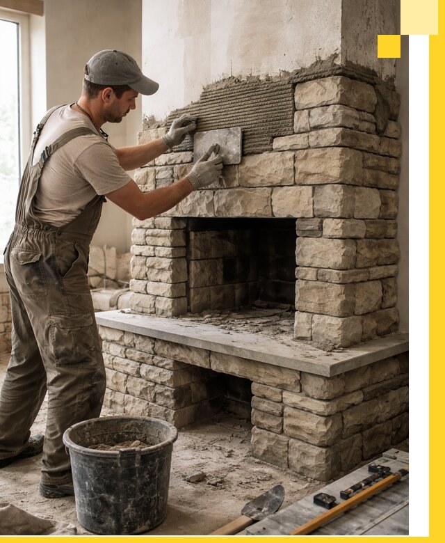 Строительство каминов под ключ в Коломне от проектирования до монтажа