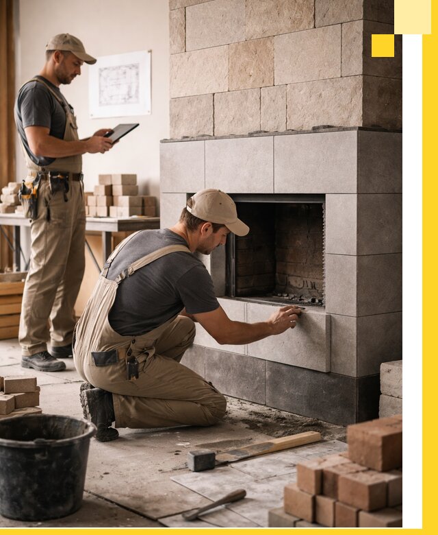 Индивидуальные проекты каминов и каминных систем в Коломне