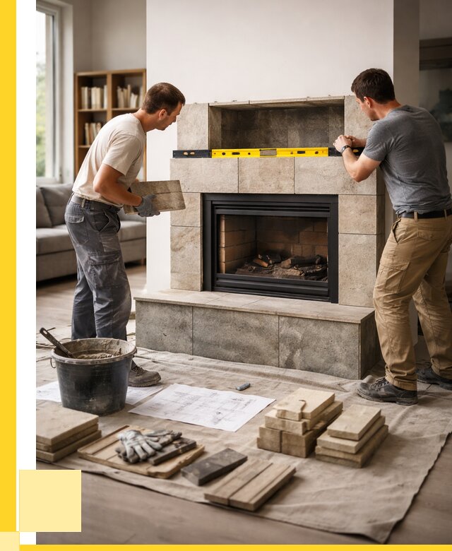 Монтаж каминов и установка в Коломне от 45626 р. | ЭриданКлм