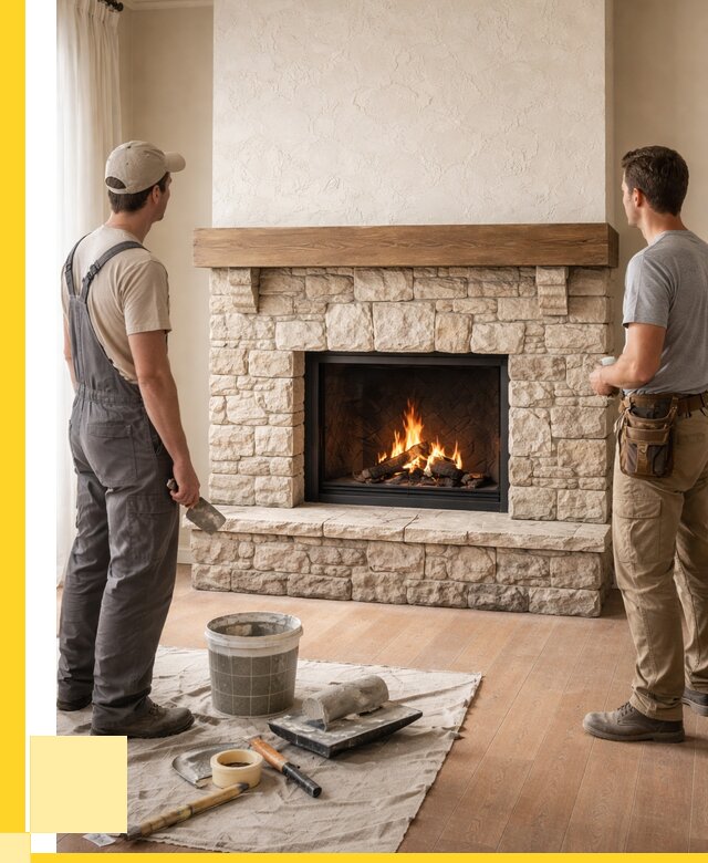 Отделка каминов в Коломне от 6590 р. под ключ | ЭриданКлм