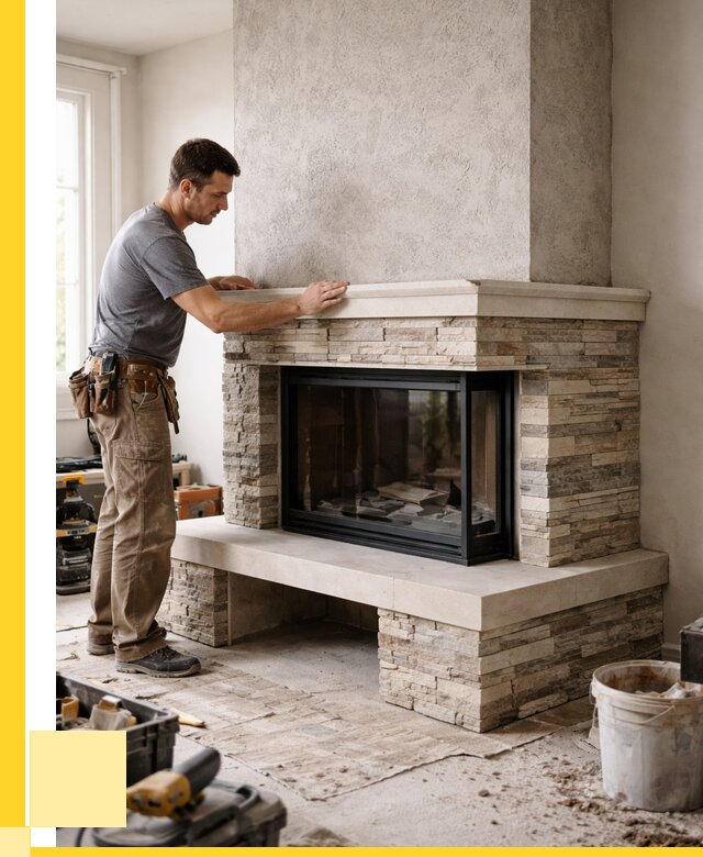 Изготовление каминов под ключ в Коломне от 152085 р. | ЭриданКлм