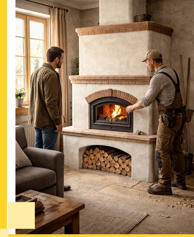 Печи камины в Коломне: кирпичные, изразцовые от 60834 р. | ЭриданКлм