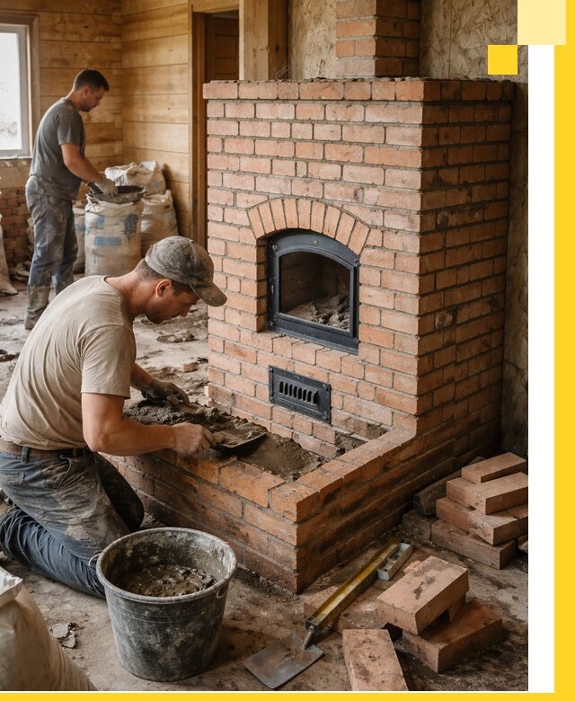 Профессиональное строительство печей в Коломне под ключ
