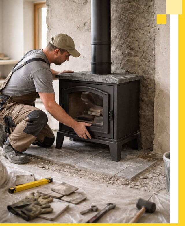 Профессиональный монтаж печей и каминов в Коломне под ключ