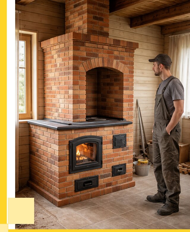 Кирпичные печи в Коломне: купить от 152085 р. | ЭриданКлм