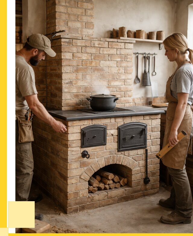 Варочно отопительные печи в Коломне от 91251 р. | ЭриданКлм