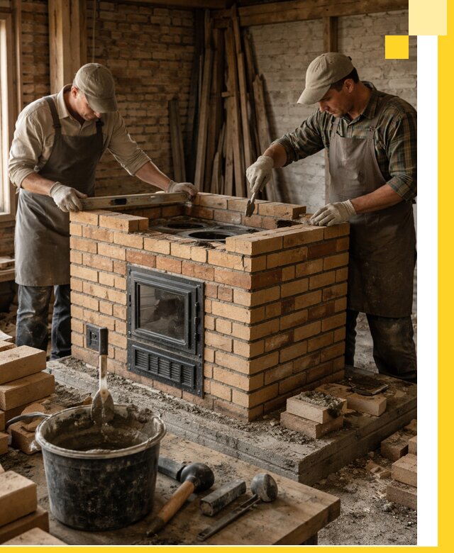 Изготовление и установка варочных печей под ключ в Коломне