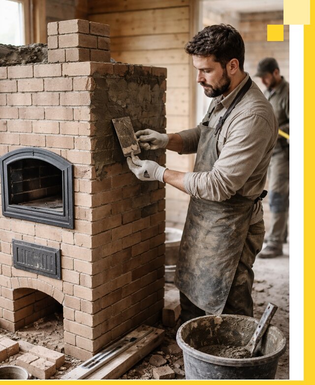 Изготовление и установка печей-шведок под ключ в Коломне