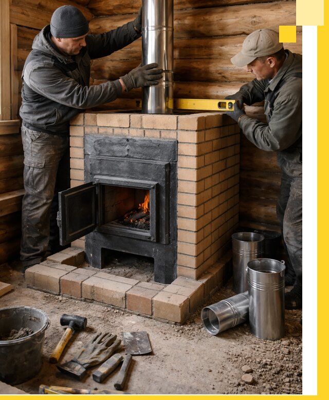 Проектирование, изготовление и установка банных печей в Коломне