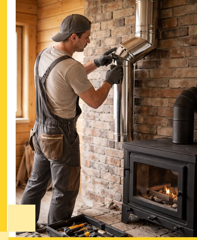 Монтаж дымоходов для печей в Коломне от 7604 р. | ЭриданКлм