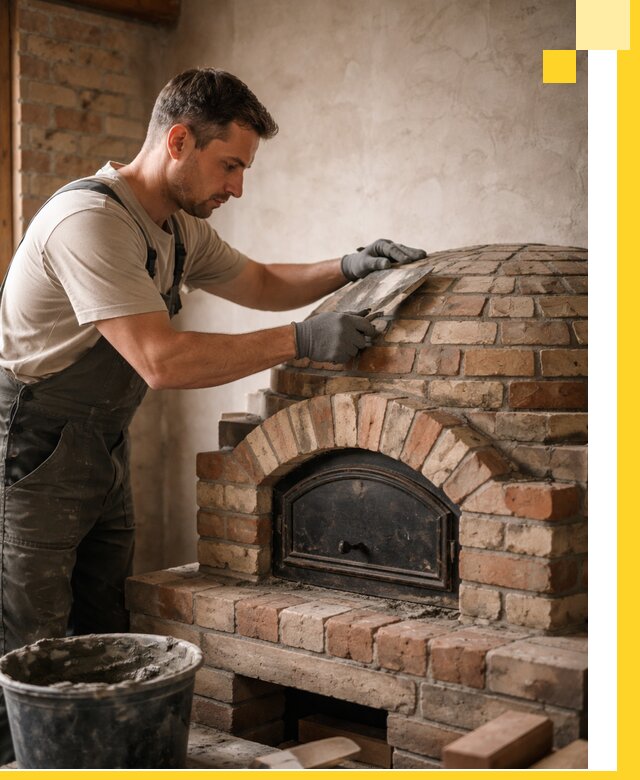 Изготовление и монтаж помпейских печей на заказ в Коломне