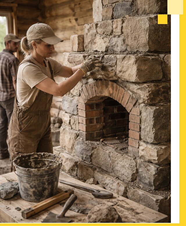 Каменные печи на заказ и монтаж в Коломне, долговечные решения