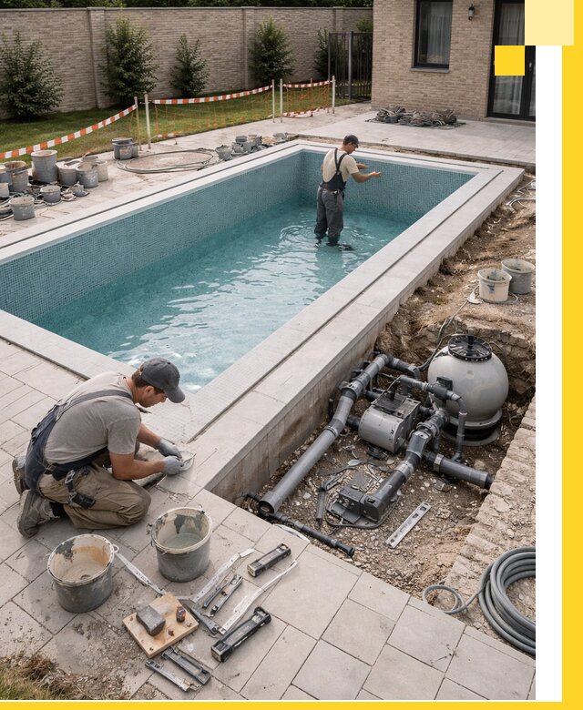 Строительство бассейнов под ключ в Коломне: проекты и монтаж