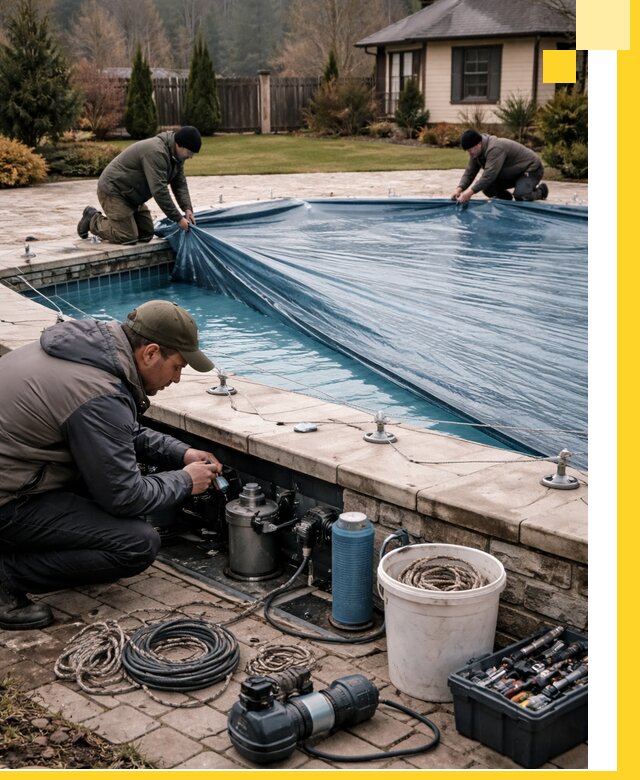 Консервация бассейнов в Коломне: подготовка к длительному хранению