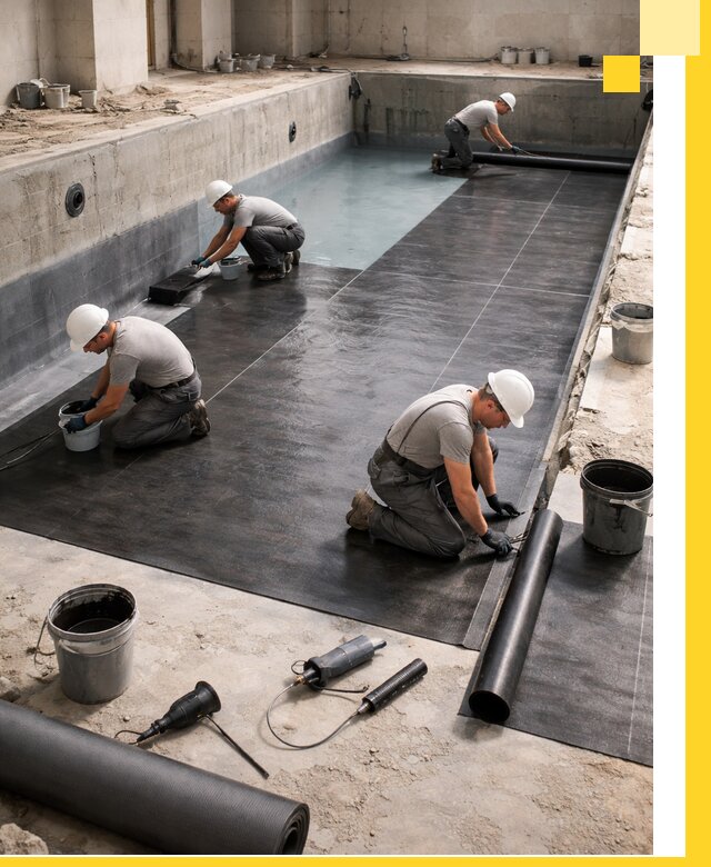 Профессиональная гидроизоляция бассейнов и чаш в Коломне под ключ