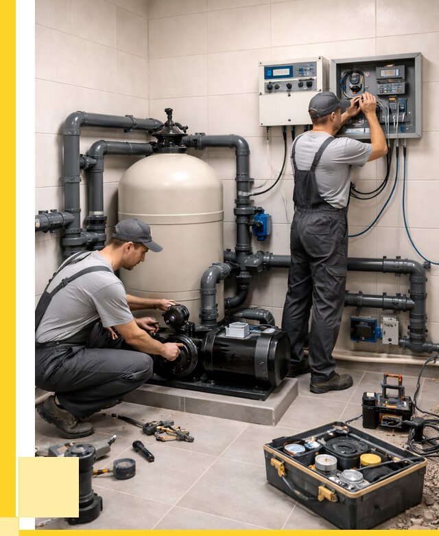 Монтаж оборудования для бассейнов в Коломне от 40556 р. | ЭриданКлм