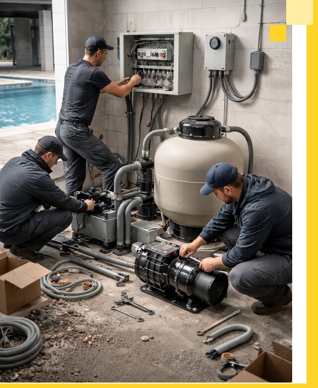 Профессиональный монтаж оборудования для бассейнов в Коломне