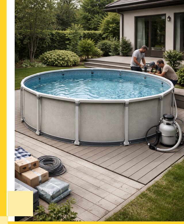 Купить каркасные бассейны в Коломне от 45626 р. | ЭриданКлм