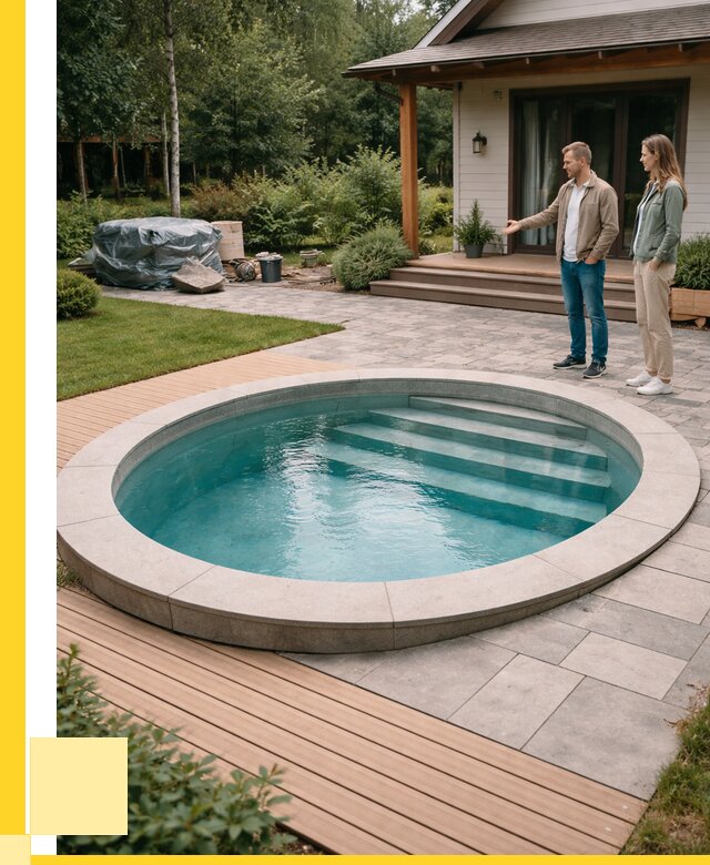 Бассейн на даче под ключ в Коломне от 202780 р., ЭриданКлм