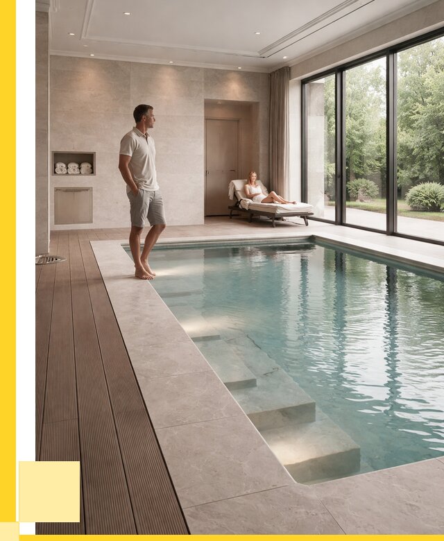 Бассейны в коттедже под ключ в Коломне от 1216680 р. | ЭриданКлм