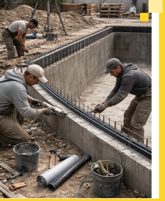 Качественный монтаж чаши бассейна в Коломне под ключ с гарантией