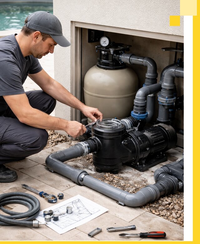 Поставка, монтаж и сервис насосов для бассейнов в Коломне