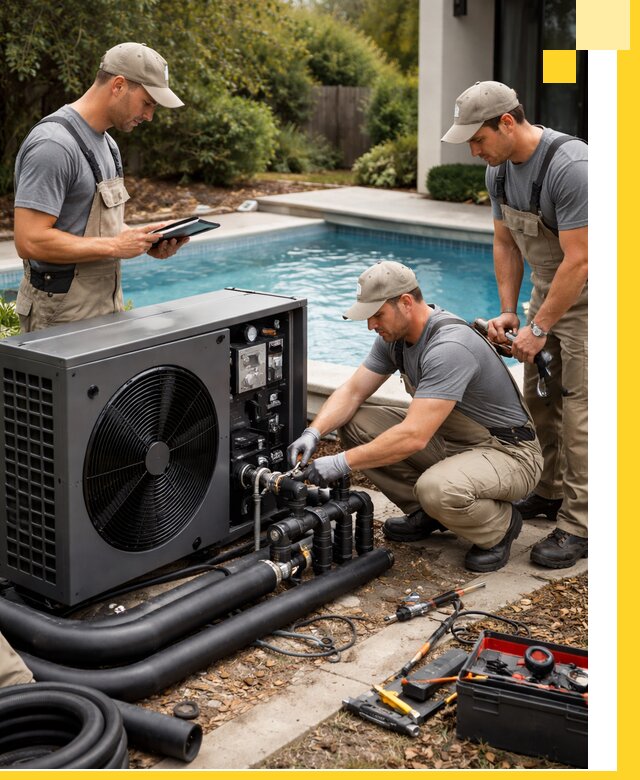 Проектирование и установка тепловых насосов для бассейнов в Коломне