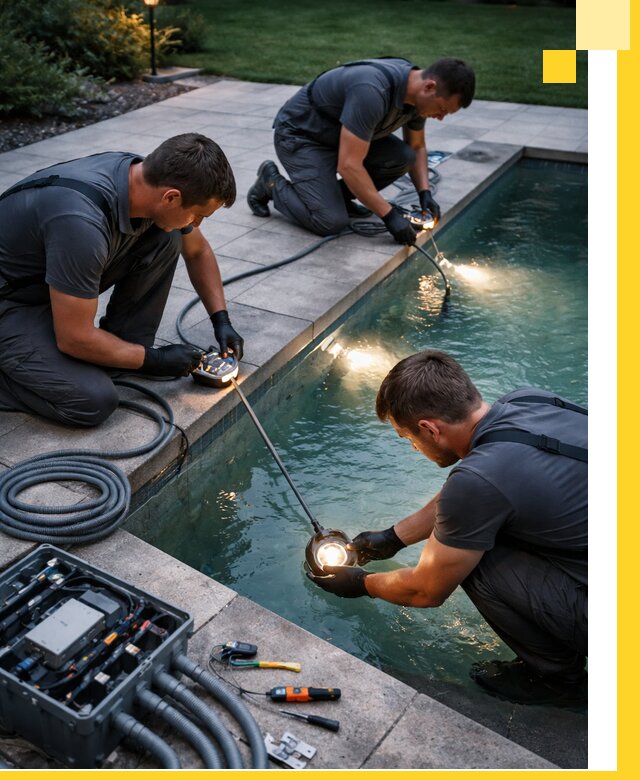 Профессиональное освещение бассейнов в Коломне: дизайн и монтаж