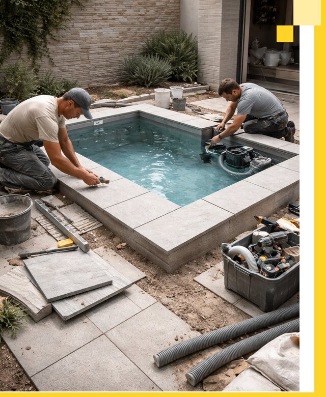 Мини бассейны под ключ в Коломне, дизайн и установка