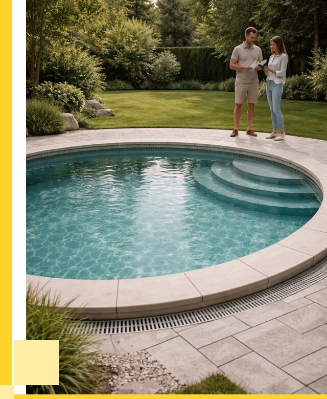 Круглые каркасные бассейны купить в Коломне от 253475 р. | ЭриданКлм