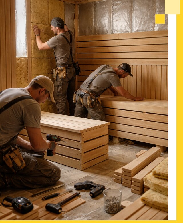 Профессиональное строительство саун под ключ в Коломне