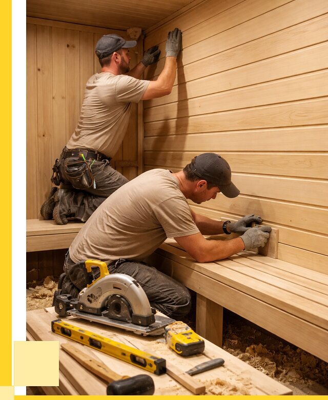 Обшивка саун вагонкой в Коломне от 2535 р. | ЭриданКлм