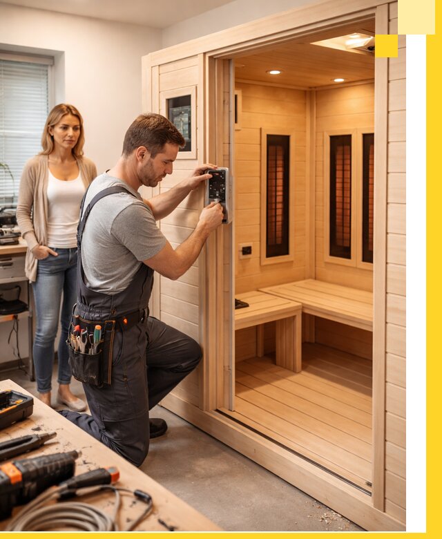 Инфракрасные сауны под ключ в Коломне продажа и установка