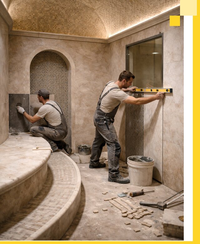 Проектирование и строительство саун с хамамом под ключ в Коломне