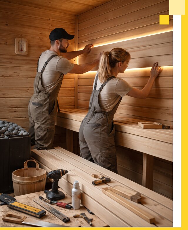 Дизайн саун и бань под ключ с индивидуальным проектом в Коломне