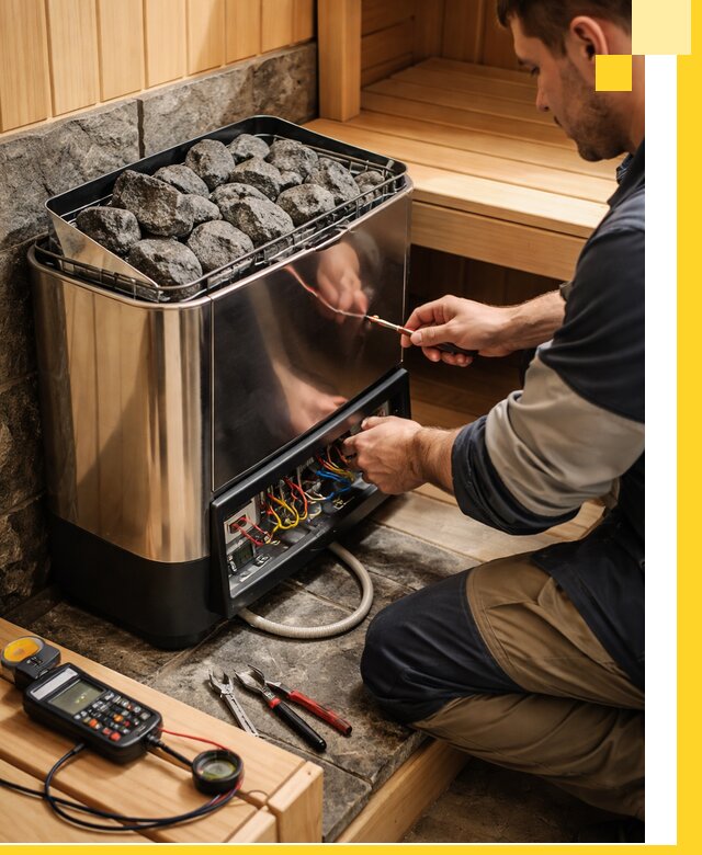 Продажа и установка электрокаменок для саун в Коломне