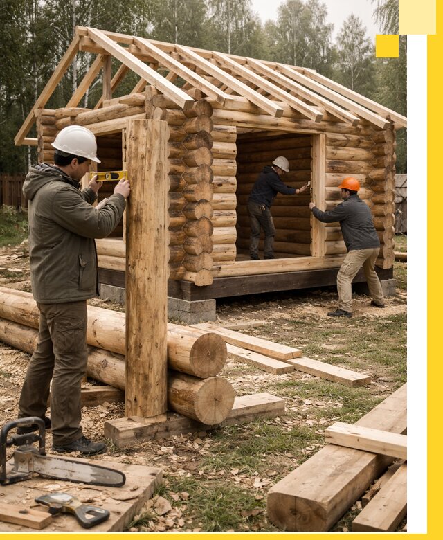 Строительство бань для дачи под ключ в Коломне с доставкой и монтажом