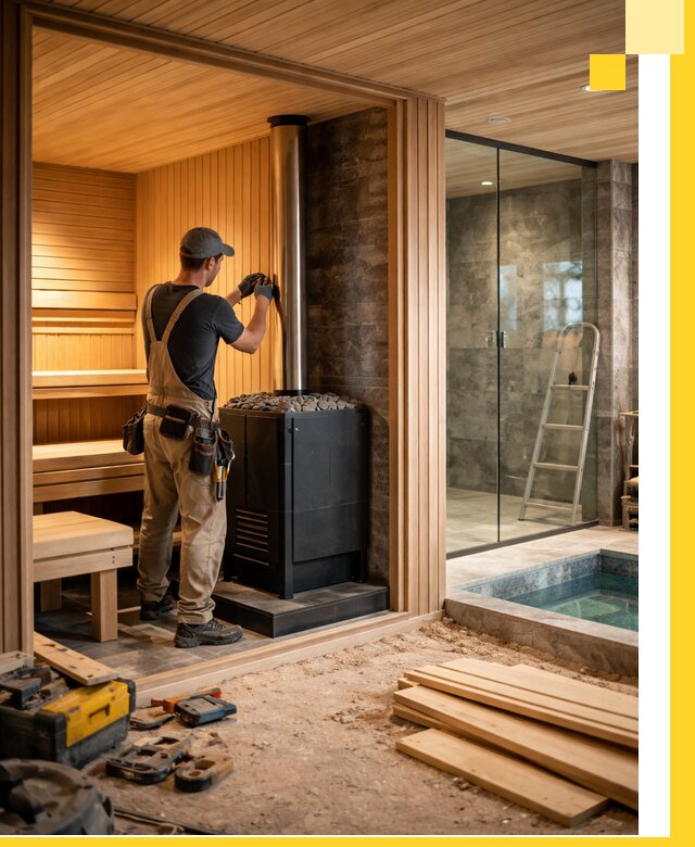 Полное строительство банных комплексов под ключ в Коломне